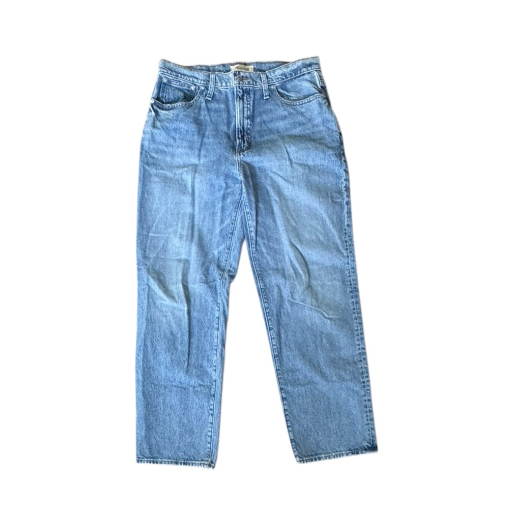 Madewell Vintage Wash Blue Straight-Leg Jeans